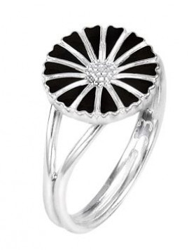 Marguerit ring i sølv (11mm) fra Lund Copenhagen