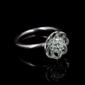 Elegant Mint ring i sølv fra Priesme