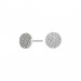 Medium runde øreringe i sølv fra Joanli Nor