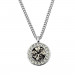 Ada halskæde i sølv med Swarovski krystaller fra Dyrberg/Kern