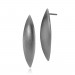 Icon Large øreringe i sølv sort fra Izabel Camille